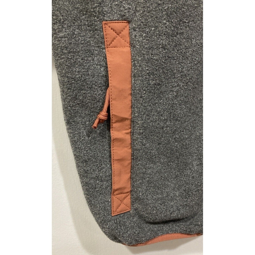 Patagonia Synchilla Fleece Full Zip Jacket Nickel w/ Burl Red Women's Size M NWT - Picture 4 of 5